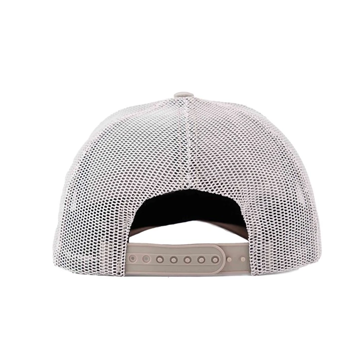 TCAP Custom Cotton Fabric Flat Embroidery 6-Panel Trucker Cap